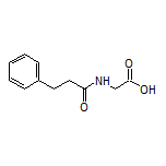 2-(3-苯基丙酰氨基)乙酸