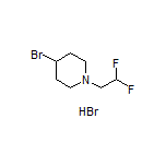 4-溴-1-(2,2-二氟乙基)哌啶氢溴酸盐
