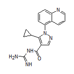 N-甲脒基-5-环丙基-1-(5-喹啉基)吡唑-4-甲酰胺