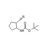 2-(Boc-氨基)环戊烷甲腈