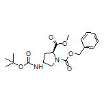 (2S,4R)-1-Cbz-4-(Boc-氨基)吡咯烷-2-甲酸甲酯