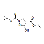 1-Boc-3-羟基吡唑-4-甲酸乙酯