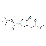 1-Boc-4-氧代吡咯烷-3-乙酸甲酯