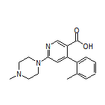 6-(4-甲基-1-哌嗪基)-4-(邻甲苯基)烟酸