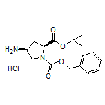 (2S,4S)-1-Cbz-4-氨基吡咯烷-2-甲酸叔丁酯盐酸盐