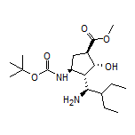(1R,2R,3R,4S)-4-(Boc-氨基)-3-[(R)-1-氨基-2-乙基丁基]-2-羟基环戊烷甲酸甲酯