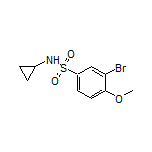 3-溴-N-环丙基-4-甲氧基苯磺酰胺