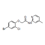 2-(4-溴-2-氯苯氧基)-N-(4-甲基-2-吡啶基)乙酰胺