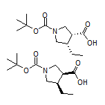顺式-1-Boc-4-乙基吡咯烷-3-甲酸