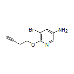 3-氨基-5-溴-6-(3-丁炔基氧基)吡啶