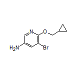 3-氨基-5-溴-6-(环丙基甲氧基)吡啶
