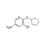 3-氨基-5-溴-6-(环戊基氧基)吡啶