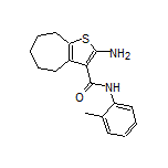 2-氨基-N-(邻甲苯基)-5,6,7,8-四氢-4H-环庚并[b]噻吩-3-甲酰胺