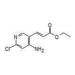 (E)-3-(4-氨基-6-氯-3-吡啶基)丙烯酸乙酯