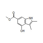 4-羟基-2,3-二甲基吲哚-6-甲酸甲酯