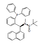 (R)-N-[(S)-[2-(二苯基膦基)苯基](1-萘基)甲基]-N,2-二甲基丙烷-2-亚磺酰胺