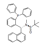 (R)-N-[(R)-[2-(二苯基膦基)苯基](1-萘基)甲基]-N,2-二甲基丙烷-2-亚磺酰胺