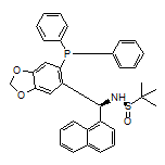 (R)-N-[(S)-[6-(二苯基膦基)苯并[d][1,3]二噁茂-5-基](萘-1-基)甲基]-2-甲基丙烷-2-亚磺酰胺