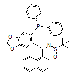 (R)-N-[(R)-[6-(二苯基膦基)苯并[d][1,3]二噁茂-5-基](萘-1-基)甲基]-N,2-二甲基丙烷-2-亚磺酰胺
