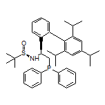 (R)-N-[(S)-2-(二苯基膦基)-1-(2’,4’,6’-三异丙基-2-联苯基)乙基]-2-甲基丙烷-2-亚磺酰胺