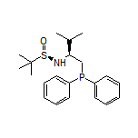 (R)-N-[(S)-1-(二苯基膦基)-3-甲基-2-丁基]-2-甲基丙烷-2-亚磺酰胺