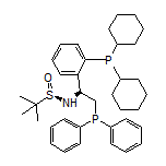 (R)-N-[(S)-1-[2-(二环己基膦基)苯基]-2-(二苯基膦基)乙基]-2-甲基丙烷-2-亚磺酰胺