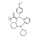(R)-N-[(R)-[2-(二环己基膦基)苯基](4-甲氧基苯基)甲基]-N,2-二甲基丙烷-2-亚磺酰胺