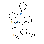 (R)-N-[(R)-[3,5-双(三氟甲基)苯基][2-(二环己基膦基)苯基]甲基]-N,2-二甲基丙烷-2-亚磺酰胺