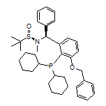 (R)-N-[(S)-[3-(苄氧基)-2-(二环己基膦基)苯基](苯基)甲基]-N,2-二甲基丙烷-2-亚磺酰胺