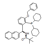 (R)-N-[(S)-[3-(苄氧基)-2-(二环己基膦基)苯基](萘-2-基)甲基]-2-甲基丙烷-2-亚磺酰胺