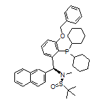 (R)-N-[(S)-[3-(苄氧基)-2-(二环己基膦基)苯基](萘-2-基)甲基]-N,2-二甲基丙烷-2-亚磺酰胺
