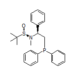 (R)-N-[(S)-2-(二苯基膦基)-1-苯基乙基]-N,2-二甲基丙烷-2-亚磺酰胺