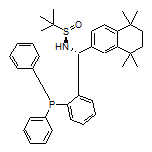 (R)-N-[(R)-[2-(二苯基膦基)苯基](5,5,8,8-四甲基-5,6,7,8-萘-2-基)甲基]-2-甲基丙烷-2-亚磺酰胺