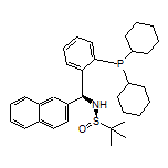 (R)-N-[(S)-[2-(二环己基膦基)苯基](萘-2-基)甲基]-2-甲基丙烷-2-亚磺酰胺