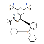 (R)-N-[(S)-[3,5-双(三氟甲基)苯基][2-(二环己基膦基)苯基]甲基]-2-甲基丙烷-2-亚磺酰胺