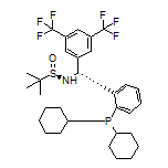 (R)-N-[(R)-[3,5-双(三氟甲基)苯基][2-(二环己基膦基)苯基]甲基]-2-甲基丙烷-2-亚磺酰胺