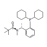 (R)-N-[(R)-1-[2-(二环己基膦基)苯基]乙基]-N,2-二甲基丙烷-2-亚磺酰胺