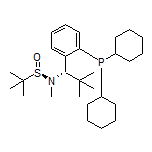 (R)-N-[(S)-1-[2-(二环己基膦基)苯基]-2,2-二甲基丙基]-N,2-二甲基丙烷-2-亚磺酰胺