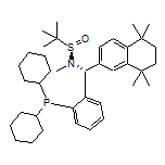(R)-N-[(R)-[2-(二环己基膦基)苯基](5,5,8,8-四甲基-5,6,7,8-四氢萘-2-基)甲基]-N,2-二甲基丙烷-2-亚磺酰胺