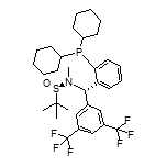 (R)-N-[(S)-[3,5-双(三氟甲基)苯基][2-(二环己基膦基)苯基]甲基]-N,2-二甲基丙烷-2-亚磺酰胺