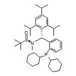 (R)-N-[(R)-[2-(二环己基膦基)苯基](2,4,6-三异丙基苯基)甲基]-N,2-二甲基丙烷-2-亚磺酰胺
