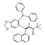 (R)-N-[(S)-[6-(二苯基膦基)苯并[d][1,3]二噁茂-5-基](萘-1-基)甲基]-N,2-二甲基丙烷-2-亚磺酰胺