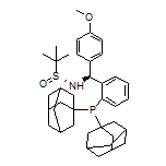 (R)-N-[(S)-[2-[二(金刚烷-1-基)膦基]苯基](4-甲氧基苯基)甲基]-2-甲基丙烷-2-亚磺酰胺