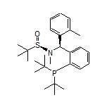 (R)-N-[(S)-[2-(二叔丁基膦基)苯基](邻甲苯基)甲基]-N,2-二甲基丙烷-2-亚磺酰胺