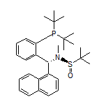 (R)-N-[(R)-[2-(二叔丁基膦基)苯基](萘-1-基)甲基]-N,2-二甲基丙烷-2-亚磺酰胺