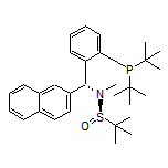 (R)-N-[(R)-[2-(二叔丁基膦基)苯基](萘-2-基)甲基]-N,2-二甲基丙烷-2-亚磺酰胺
