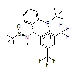 (R)-N-[(S)-[3,5-双(三氟甲基)苯基][2-(二叔丁基膦基)苯基]甲基]-N,2-二甲基丙烷-2-亚磺酰胺