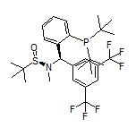 (R)-N-[(R)-[3,5-双(三氟甲基)苯基][2-(二叔丁基膦基)苯基]甲基]-N,2-二甲基丙烷-2-亚磺酰胺