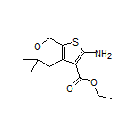 2-氨基-5,5-二甲基-5,7-二氢-4H-噻吩并[2,3-c]吡喃-3-甲酸乙酯