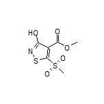 3-羟基-5-(甲砜基)异噻唑-4-甲酸甲酯